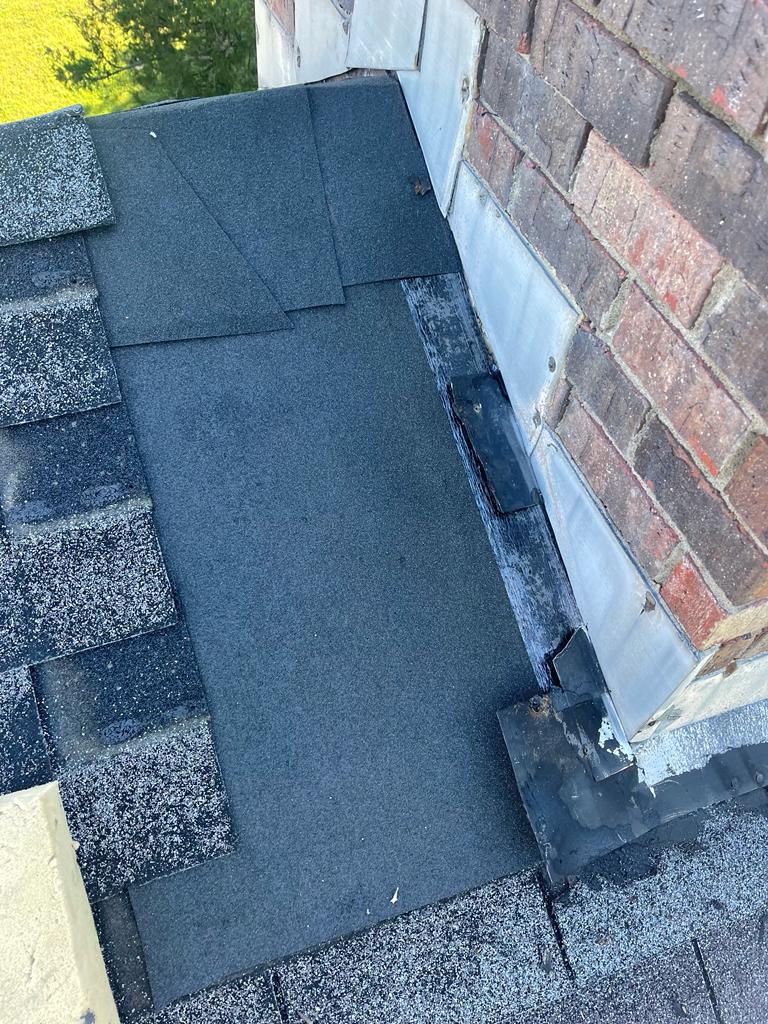 Chimney Flashing after Installation