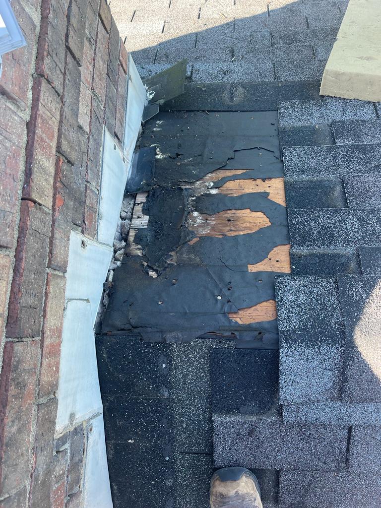 Chimney Flashing Chimney Flashing before Installation